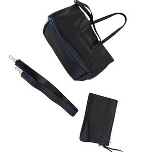 NWT - Prologue Black Leather Tote Bag Set